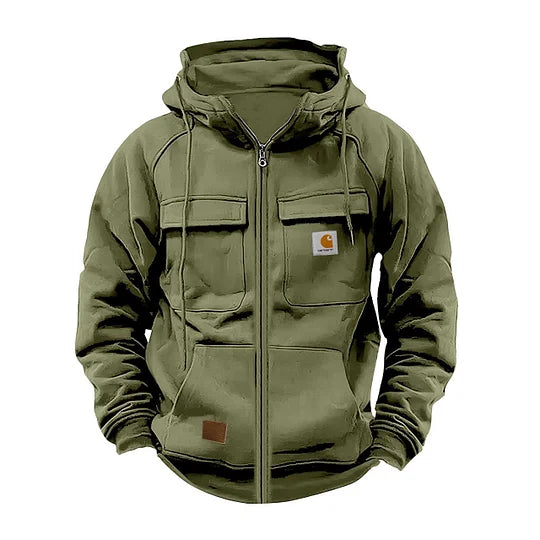 Men's Workwear Solid Color Tactical Sweatshirt