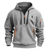 Men's Zipper And Multi Pocket Casual Sports Sweatshirt