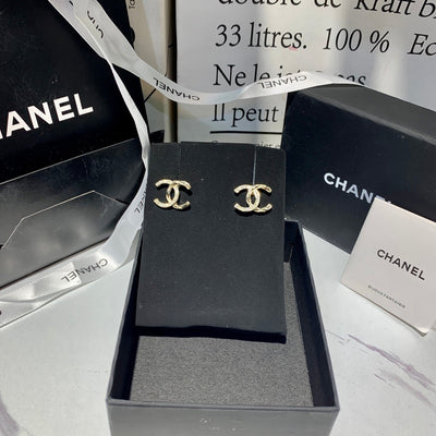 CH Half Diamond Earrings