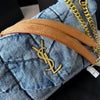 Y  washed denim bag