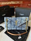 Y  washed denim bag