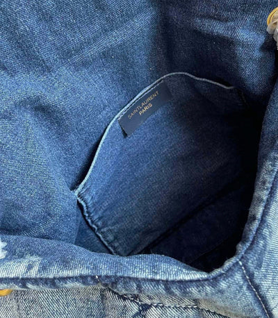 Y  washed denim bag