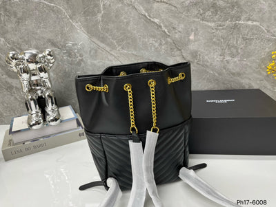 YS  double shoulder bucket bag