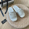 C    Straw Chunky Slippers