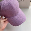 L  new three-dimensional embroidery duck tongue cap