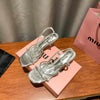 M   new rhinestone sandals