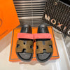 H New Velcro Colorblock Slippers