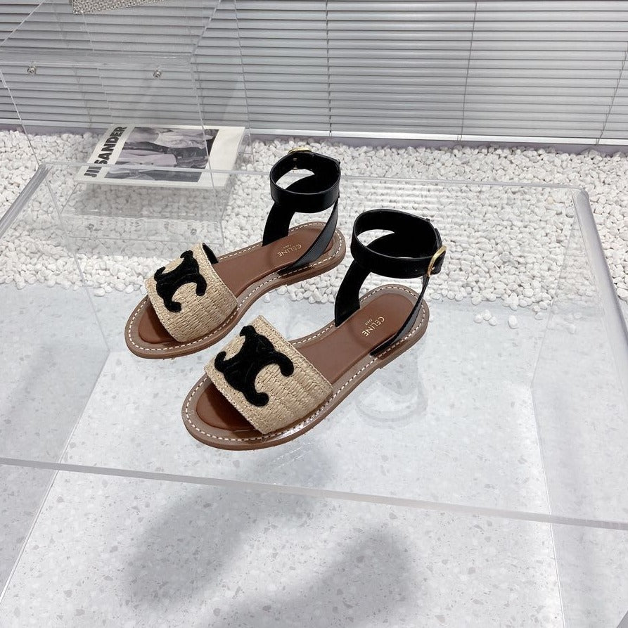 C  23 New Straw Sandals