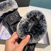 C  23 New Rabbit Fur Sheepskin Gloves