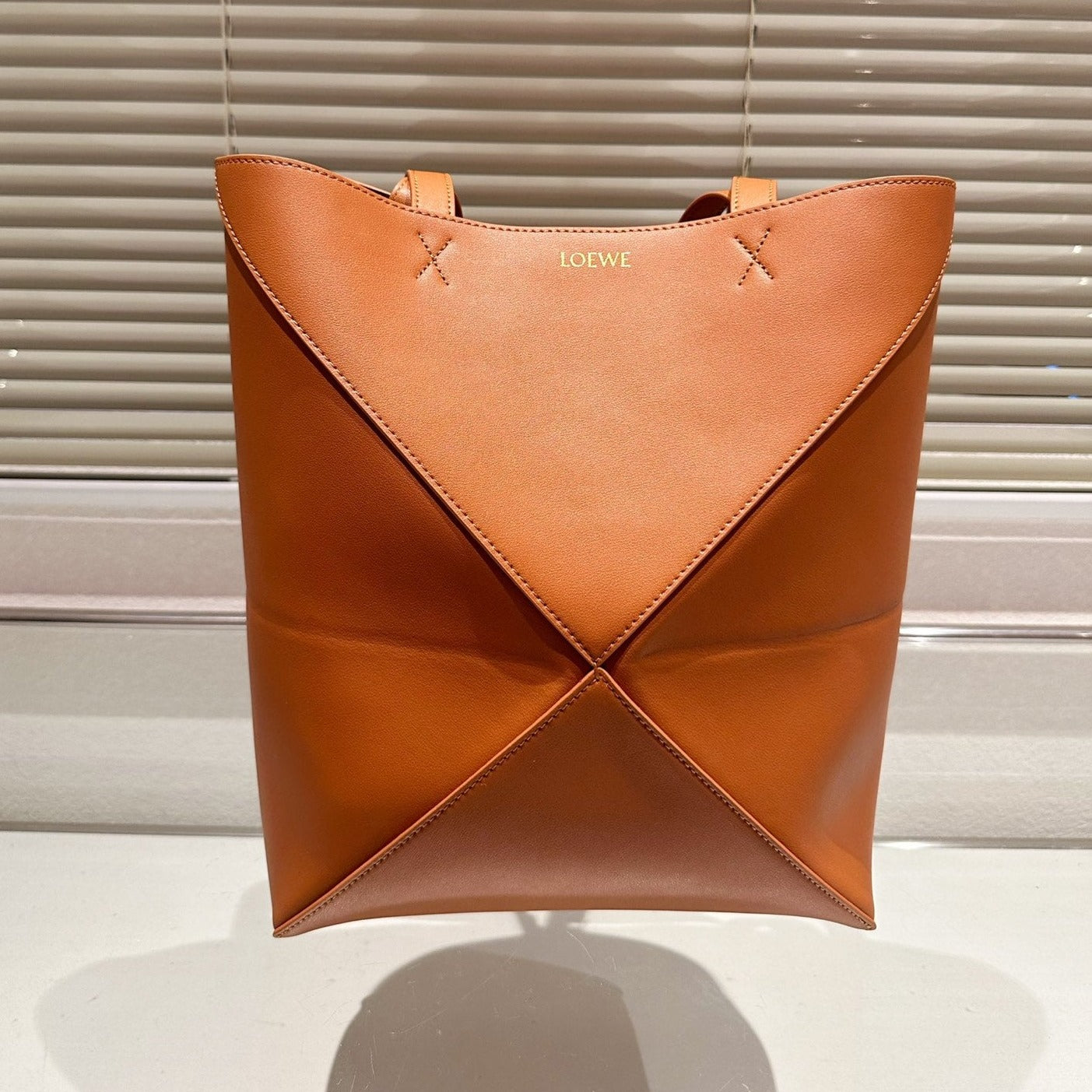 L   Head Cowhide Bucket Bag