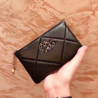 C  Lambskin Coin Purse