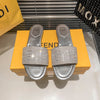 FEN*  flat full diamond slippers