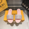 FEN*  flat full diamond slippers