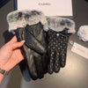 C   Rabbit Fur New Sheepskin Gloves