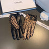 C   Leopard Ribbon Gloves