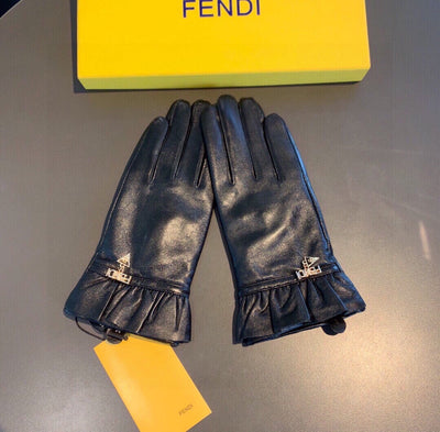 F   Sheepskin Fashion Gloves