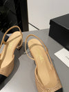 CH* new high quality suede high heels1：1VIP