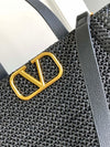 VAL* 24 new raffia woven tote bag