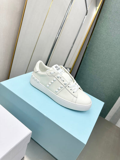 VAL* 23 new style silk cowhide stitching casual shoes