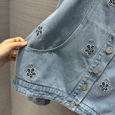 CHA* 24 new denim jacket (same style for men and women)