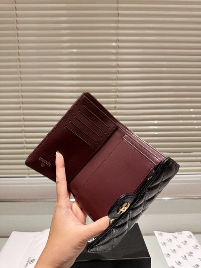 CH* cowhide wallet