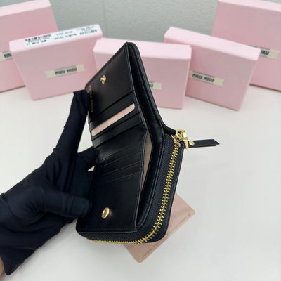 MIUMIU sheepskin wallet