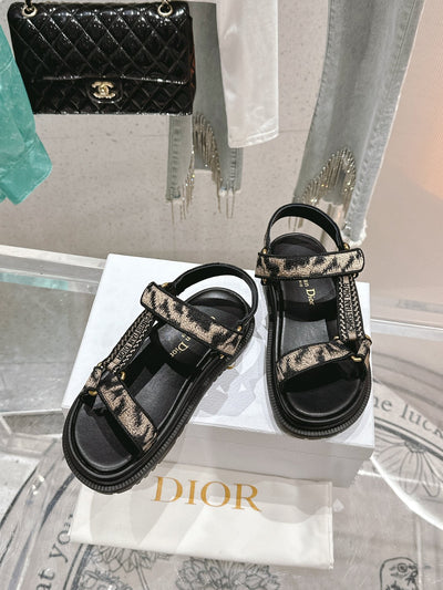 DI* 23 new embroidered sandals1：1 VIP