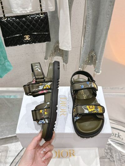 DI* 23 new embroidered sandals1：1 VIP