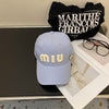 MI* 24 new denim embroidered baseball cap