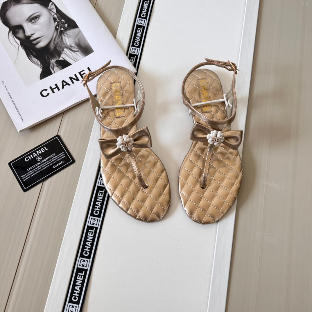 CHAN* 24 new bow sandals