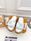 LOE* 24 Denim Velcro Sheepskin Slippers