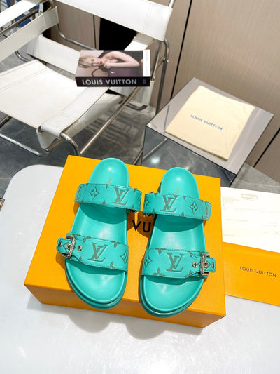 LOU* Velcro leather slippers 1:1 VIP