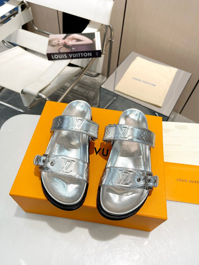 LOU* Velcro leather slippers 1:1 VIP