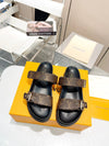 LOU* Velcro leather slippers 1:1 VIP