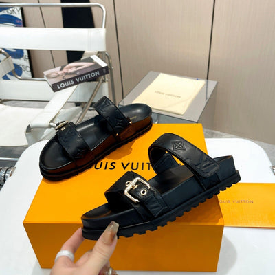 LOU* Velcro leather slippers 1:1 VIP