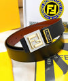 FEN* new double-layer embossed cowhide belt