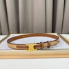 Celi* woven+cowhide belt