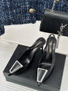 YS* 24 new pointed toe hollow high heels