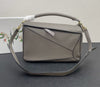 LOE* pebbled geometric bag