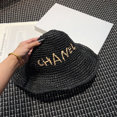 CHAN* 24 new hand-woven straw hat