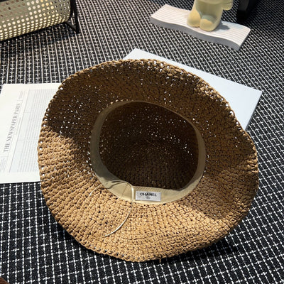 CHAN* 24 new hand-woven straw hat