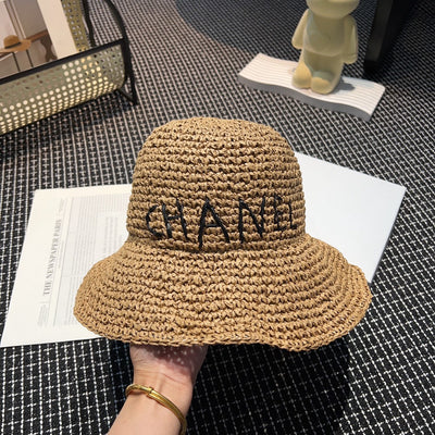 CHAN* 24 new hand-woven straw hat