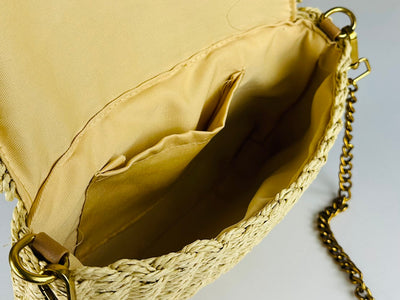 YS* 24 new product kate raffia chain bag