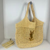 YS* large woven shopping bag