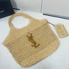 YS* large woven shopping bag