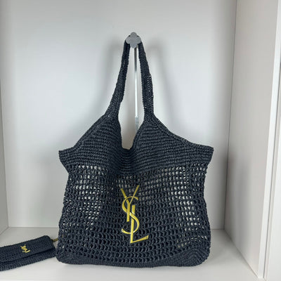 YS* large woven shopping bag