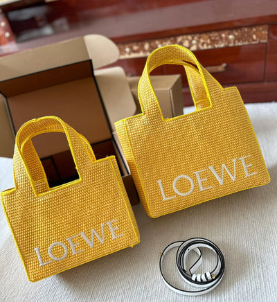 LOE* straw woven shopping bag vegetable basket