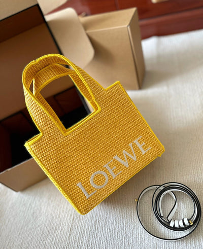 LOE* straw woven shopping bag vegetable basket