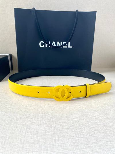 CHAN* double-sided cowhide belt 1:1 VIP