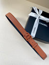 CHAN* double-sided cowhide belt 1:1 VIP